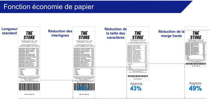 EPSON TM-M30III (152) USB Réseau Ethernet WiFi Bluetooth 80mm